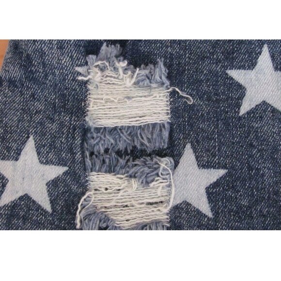 Freestyle Revolution Denim Cutoffs Distressed Star - Picture 10 of 12